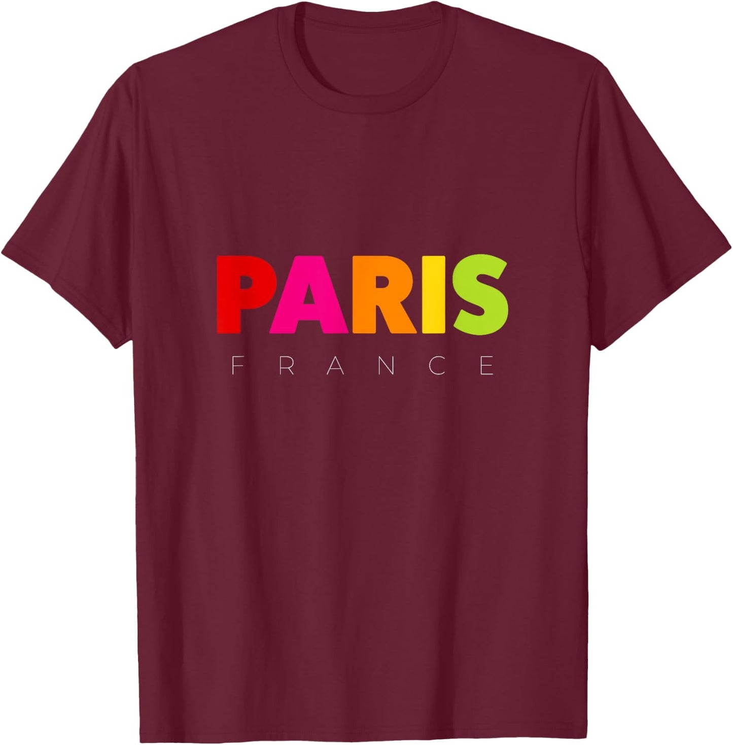 Vive La France - Paris Fashion Haute Couture Graphic Design T-Shirt - T-Shirt | Maroon