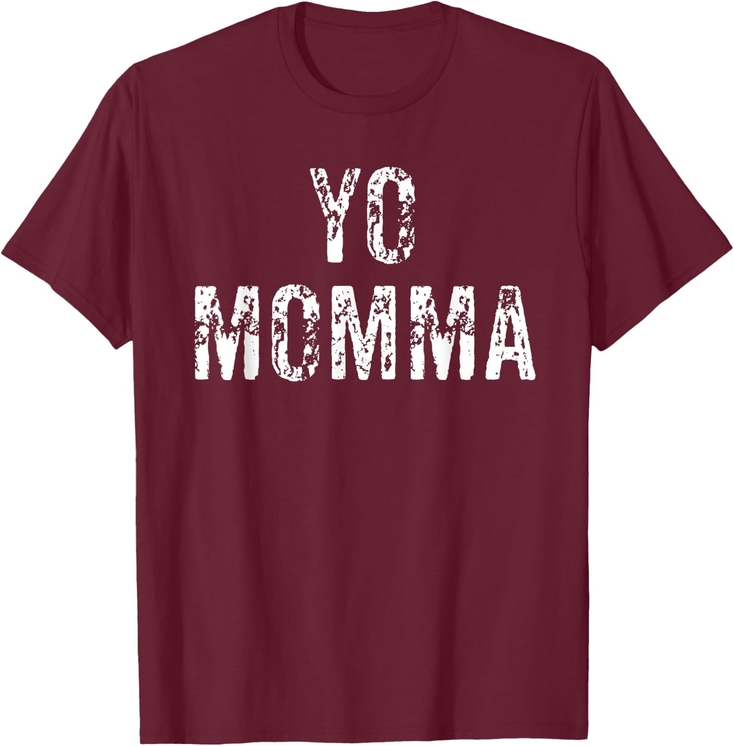 Yo Momma Funny Basketball Saying T-Shirt - T-Shirt | Maroon