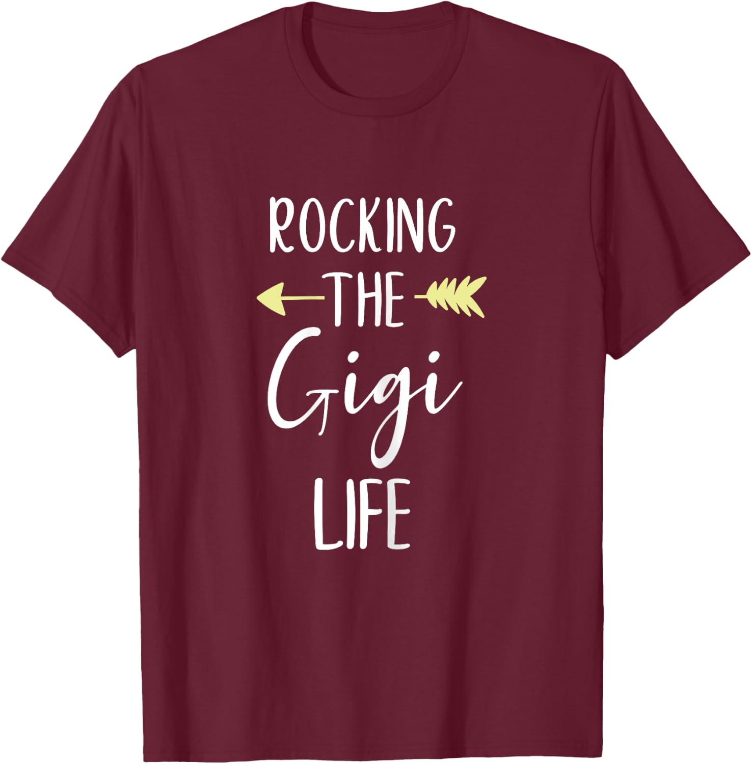 Rocking The Gigi Life Cute Rockin' Cool T-Shirt - T-Shirt | Maroon