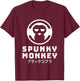 CyberPunk Spunky Monkey Japanese Asian Tradition Gift T-Shirt - T-Shirt | Maroon