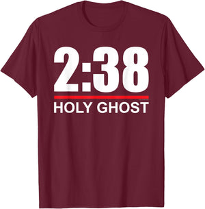 Acts 2:38 - Holy Ghost - Pentecostal Apostolic T-Shirt - T-Shirt | Maroon