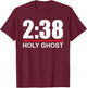 Acts 2:38 - Holy Ghost - Pentecostal Apostolic T-Shirt - T-Shirt | Maroon