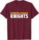 Kuemper Catholic Knights Bold T-Shirt - T-Shirt | Maroon