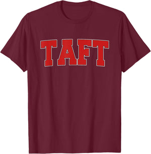 TAFT CA CALIFORNIA Varsity Style USA Vintage Sports T-Shirt - T-Shirt | Maroon