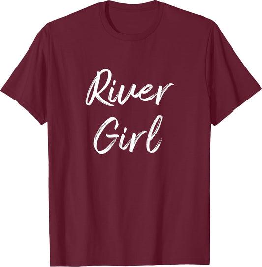 River Girl T-Shirt - T-Shirt | Maroon