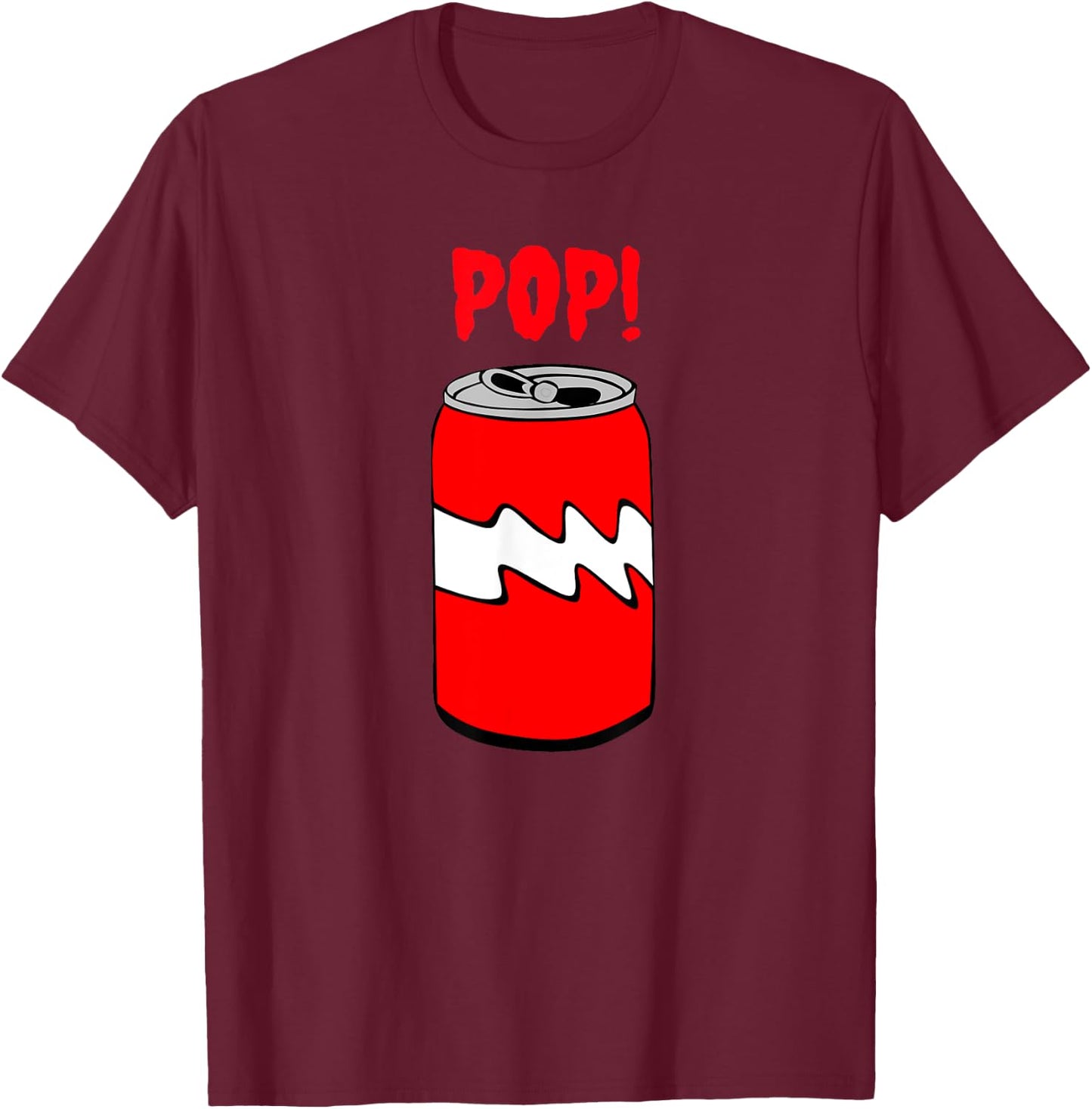Soda Pop T-Shirt - T-Shirt | Maroon