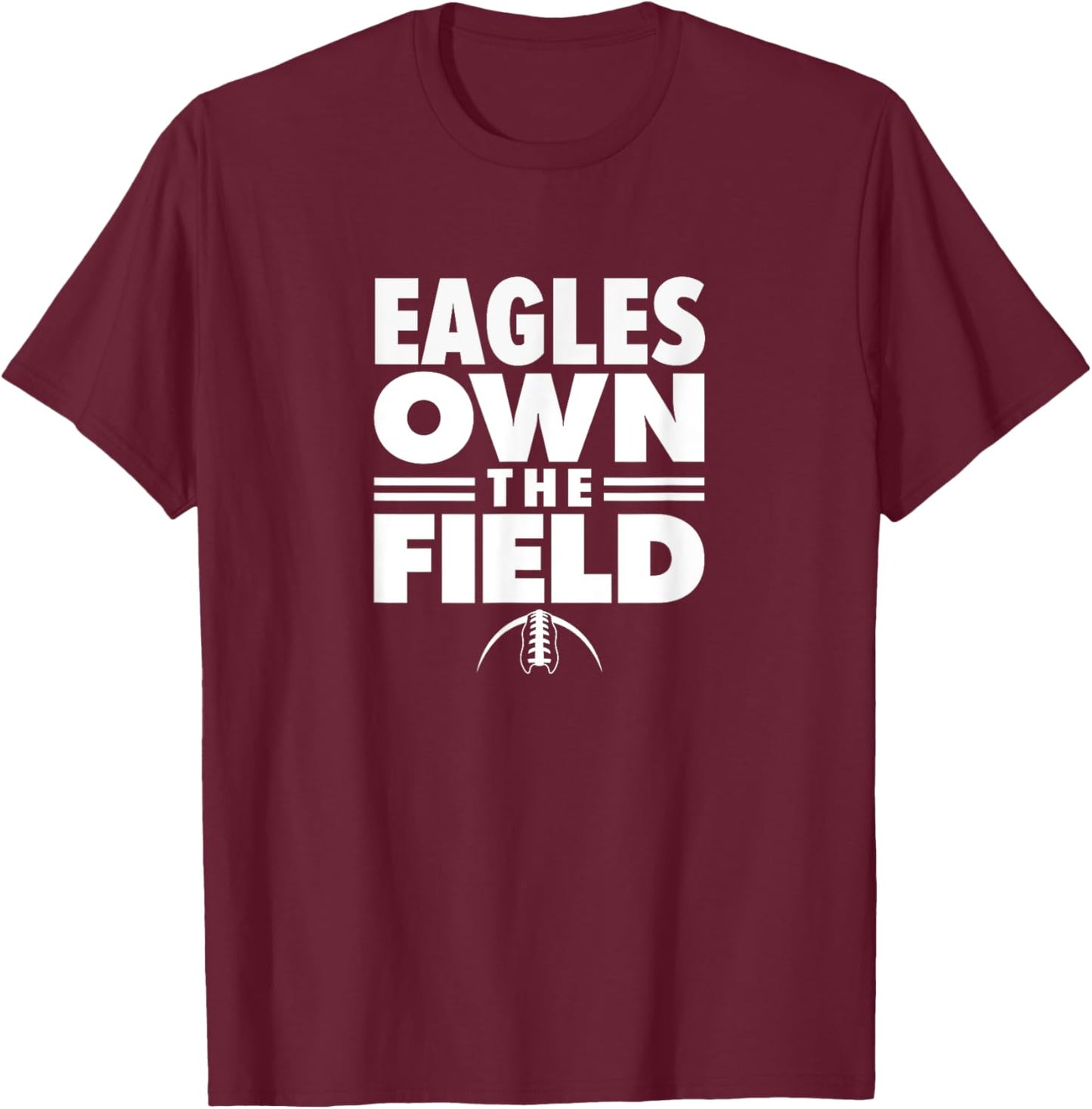 Crowley High School Own the Field T-Shirt - T-Shirt | Maroon