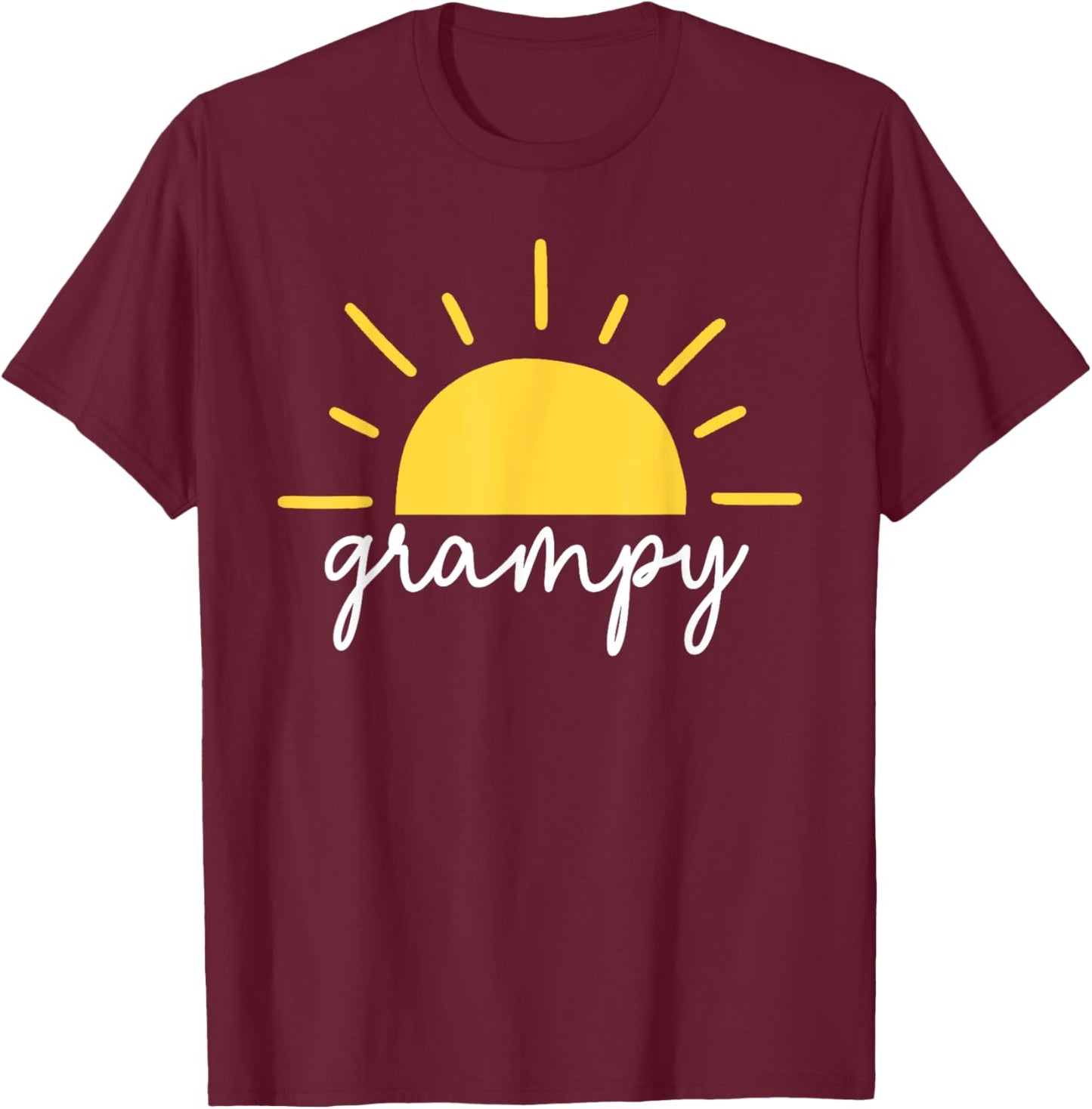 Grampy of the 1st Birthday First Trip Around the Sun Party T-Shirt - T-Shirt | Maroon