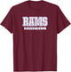 Rams Basketball North Thurston High School T-Shirt - T-Shirt | Maroon