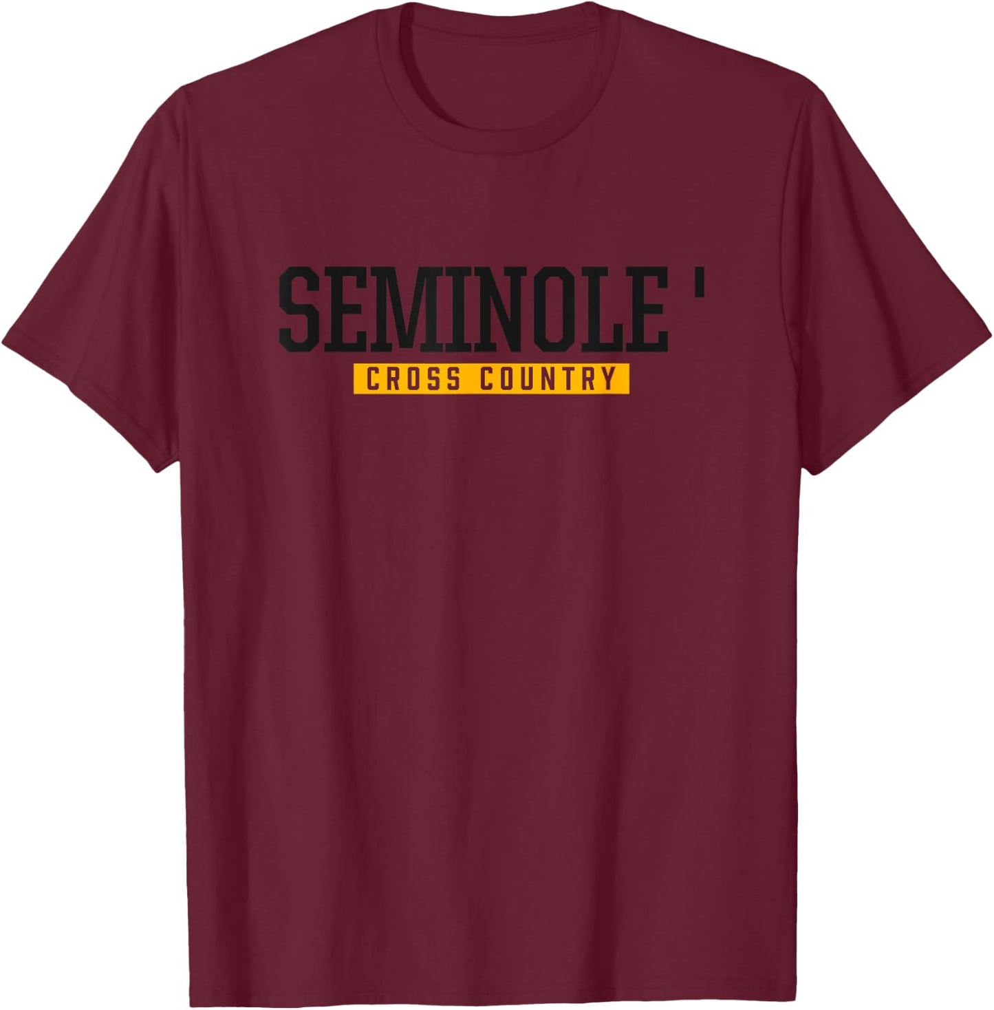 Seminole High School Cross Country T-Shirt - T-Shirt | Maroon
