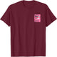 Mean Girls Front and Back Burn Book with the Plastics Movie T-Shirt - T-Shirt | Maroon