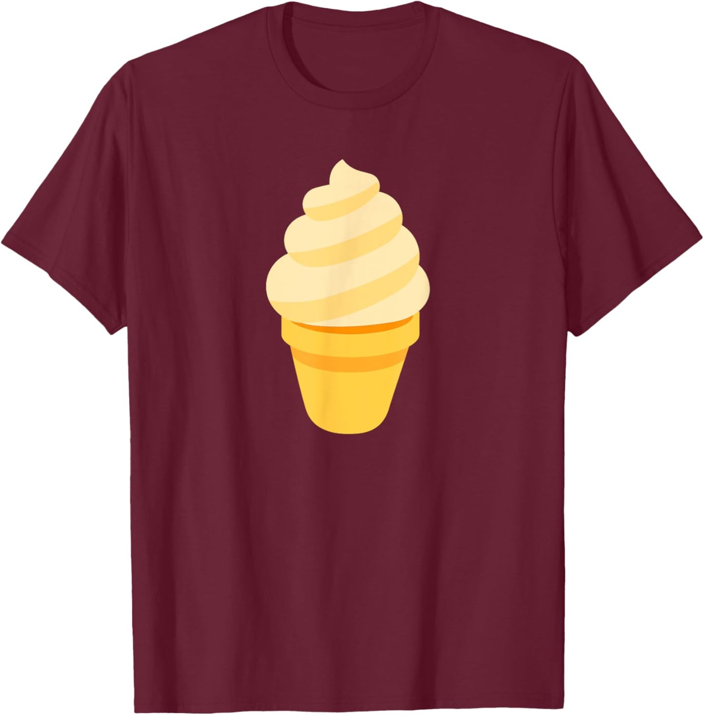 Soft Ice Cream T-Shirt - T-Shirt | Maroon