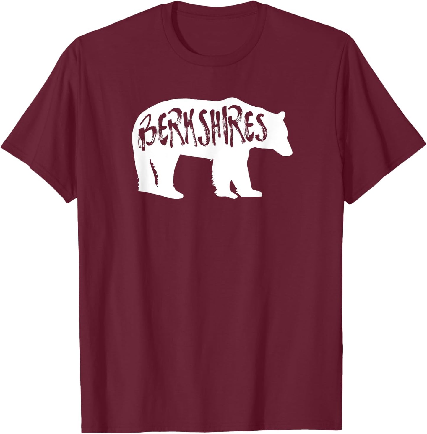 Berkshires Bear T-Shirt - T-Shirt | Maroon