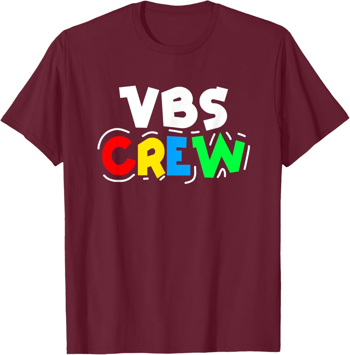 Kids Summer Church Christian Squad Camp Vbs Groovy Bible T-Shirt - T-Shirt | Maroon