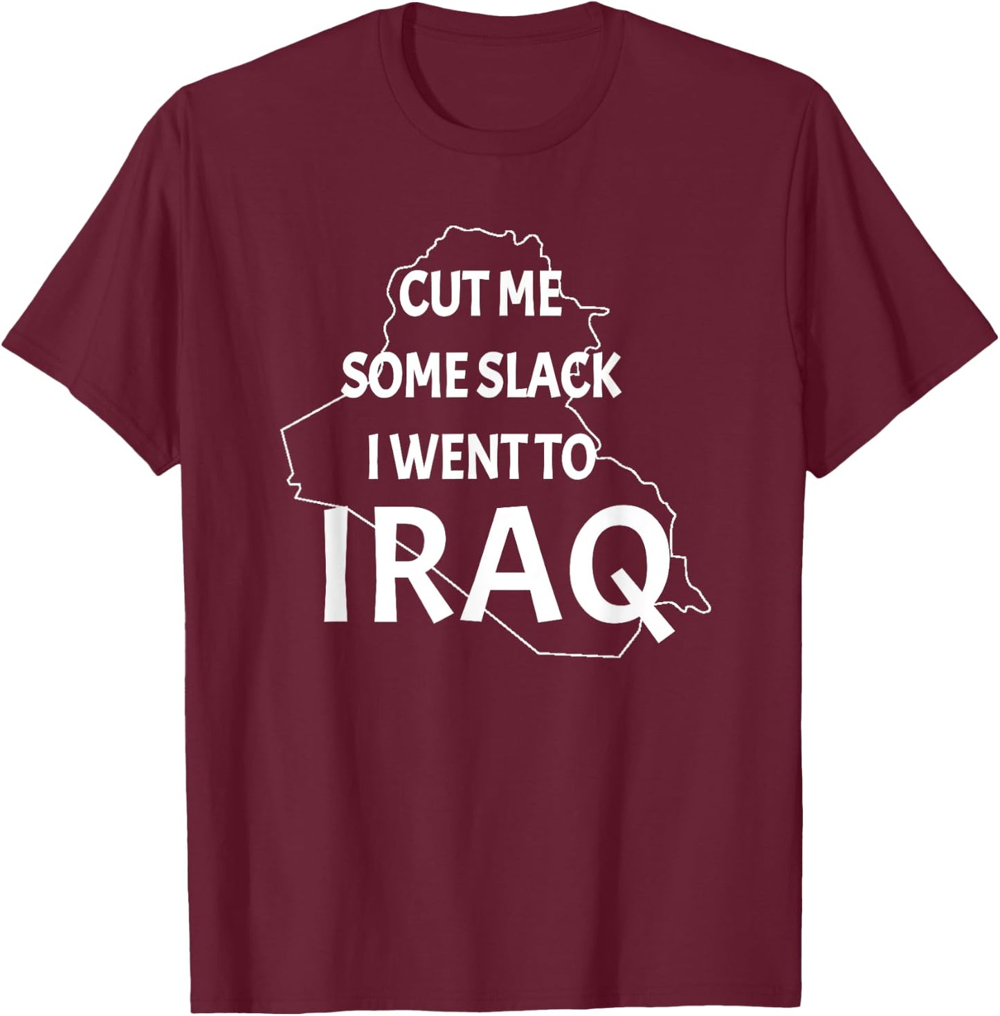 Iraq War Veteran Patriotic OIF Funny Vet Women Men T-Shirt - T-Shirt | Maroon