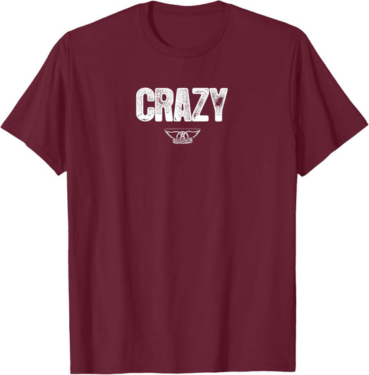 Aerosmith - Crazy Lyric T-Shirt - T-Shirt | Maroon