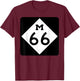 M66 Michigan Nature Lovers NOrthern Michigan UP T-Shirt - T-Shirt | Maroon