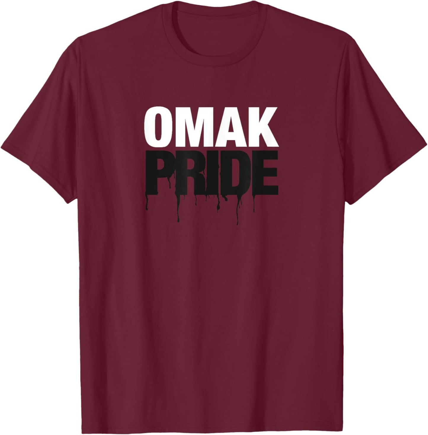 Omak High School PRIDE T-Shirt - T-Shirt | Maroon