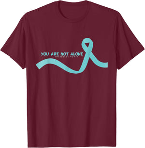 Sexual Assault Awareness Month April - You are not alone T-Shirt - T-Shirt | Maroon