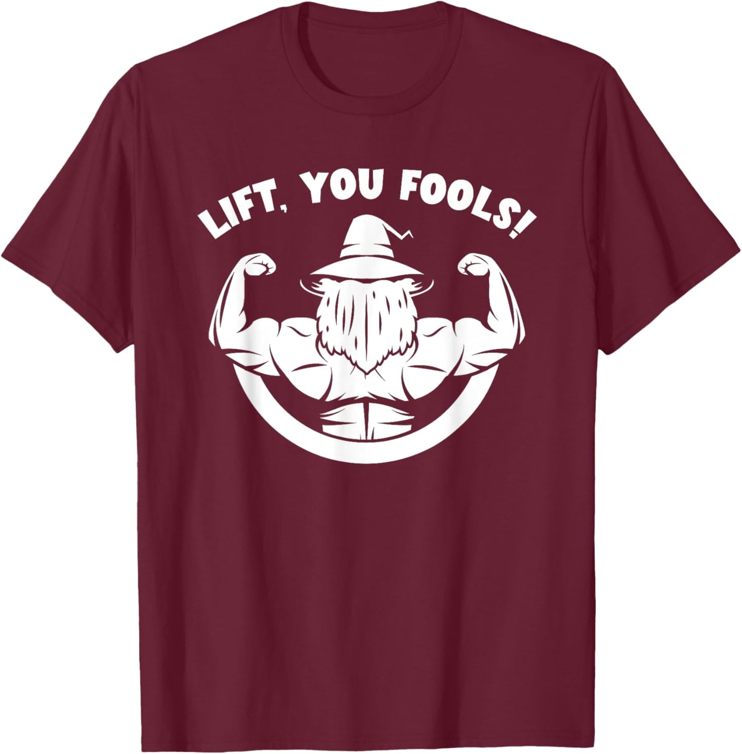 CharlIan Minds - Weightlifting Bodybuilding , -Adults, Black, Small, Short Sleeve T-Shirt - T-Shirt | Maroon