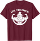 CharlIan Minds - Weightlifting Bodybuilding , -Adults, Black, Small, Short Sleeve T-Shirt - T-Shirt | Maroon