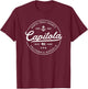 NAUTICAL Anchor Capitola California Travel Vacation T-Shirt - T-Shirt | Maroon