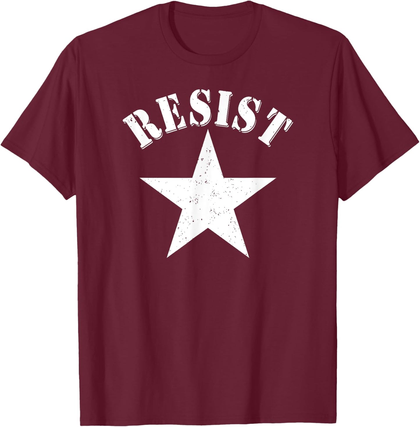 Revolution Shirt Retro 70's Vintage Political Protest T-Shirt - T-Shirt | Maroon