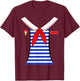 Funny Ice Cream Parlor Scoops Ahoy Costume Men Women Gift T-Shirt - T-Shirt | Maroon