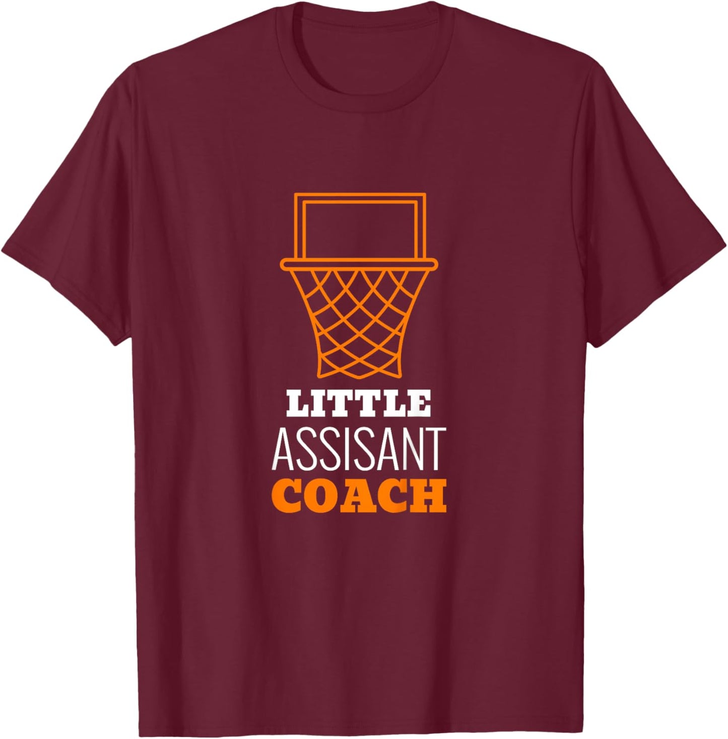 Youth Coach Sports - Lil Assistant Coach Helper T-Shirt - T-Shirt | Maroon