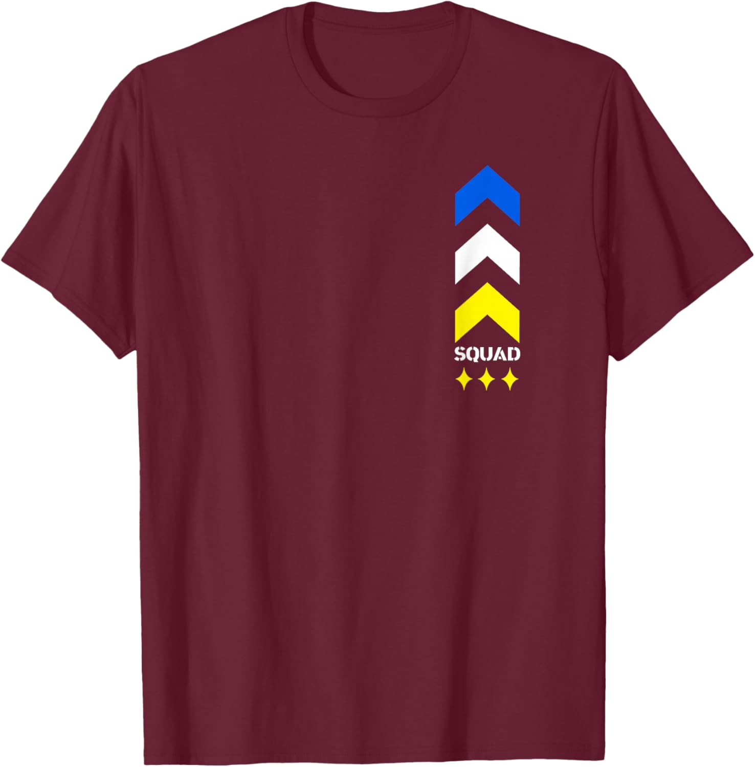 Trisomy 21 Down Syndrome Extra Three Chromosome Arrows Team T-Shirt - T-Shirt | Maroon