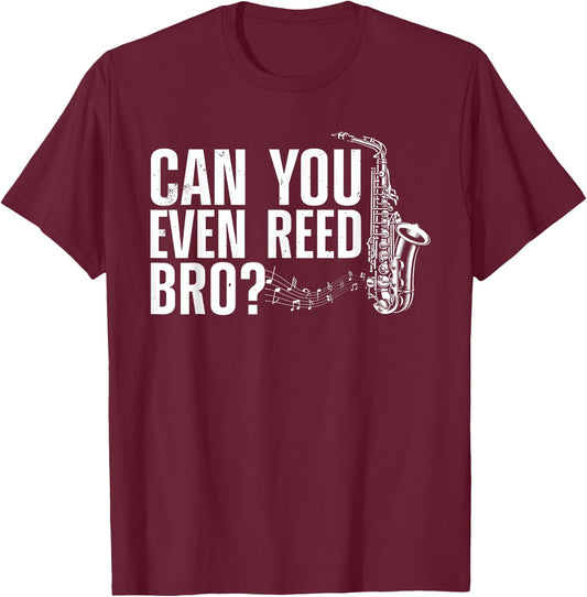 Funny Saxophone Design Women Saxophone Player Reed Small T-Shirt - T-Shirt | Maroon