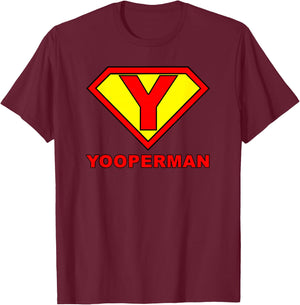 Yooperman T-Shirt - T-Shirt | Maroon
