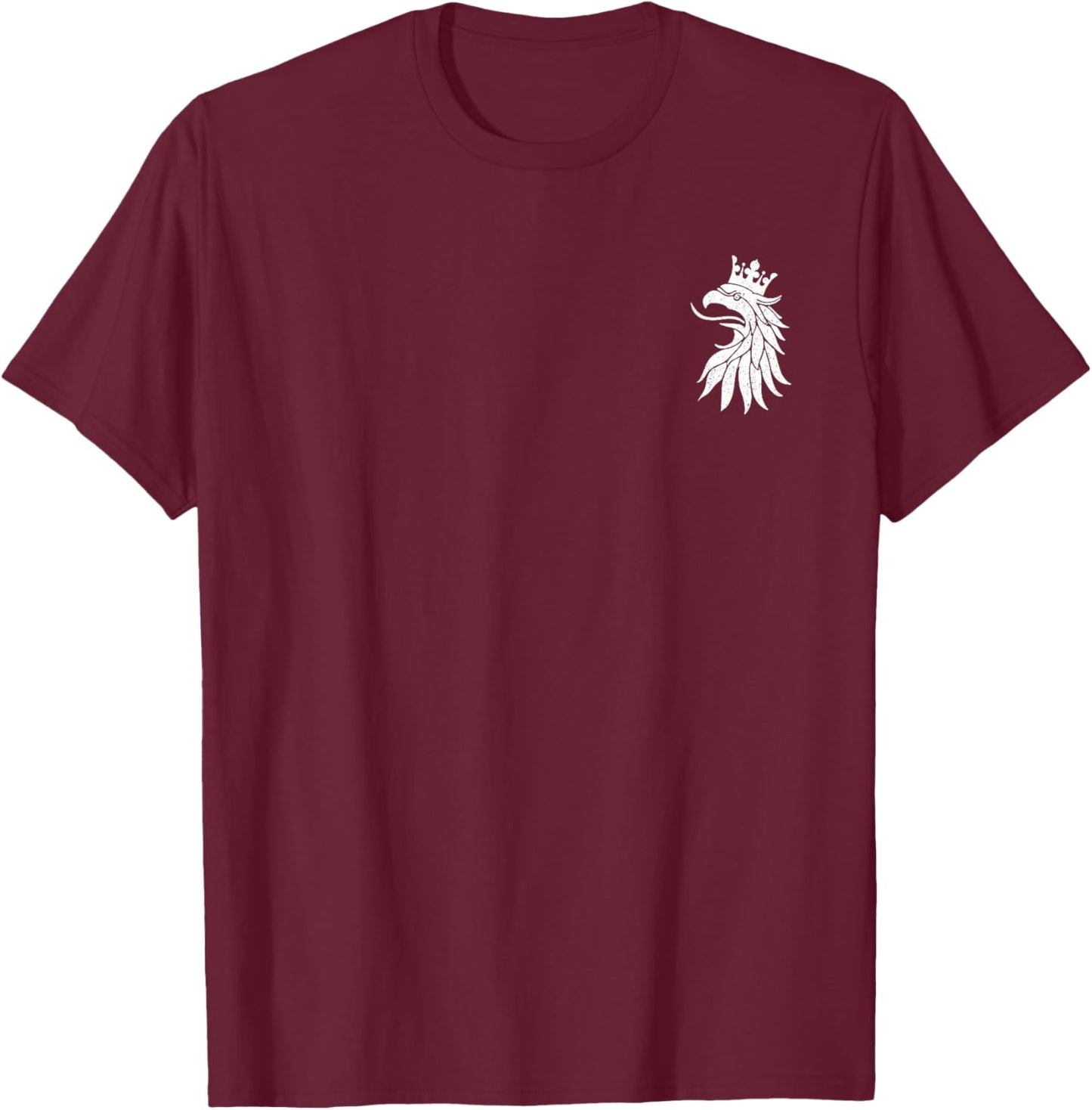 Schwedische Flagge von Scania Griffin Wappen T-Shirt - T-Shirt | Maroon