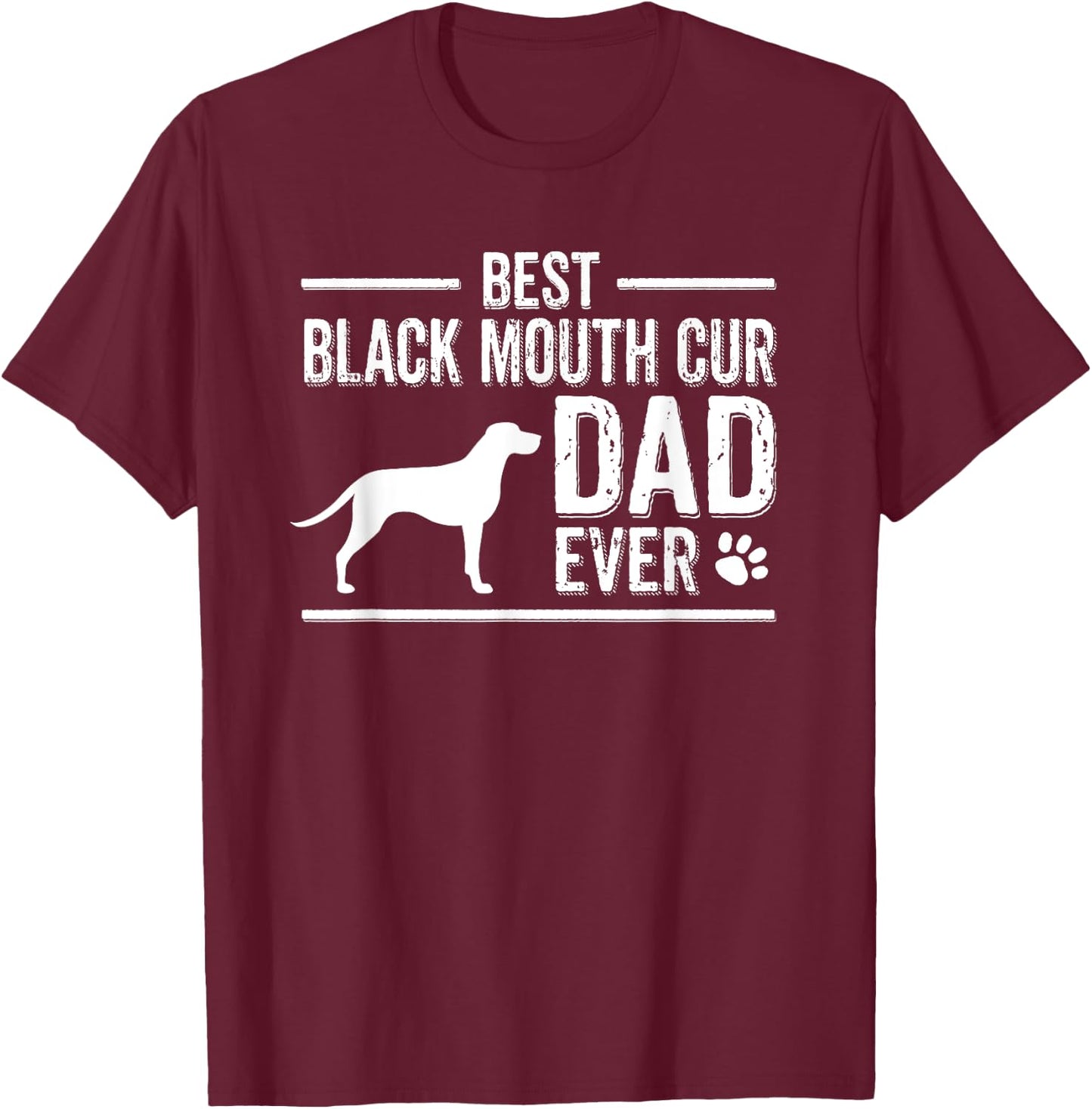 Black Mouth Cur T-Shirt - T-Shirt | Maroon