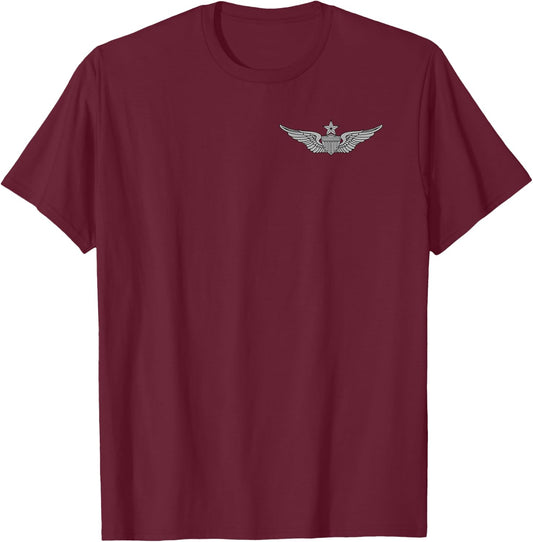 US Army Senior Aviator Badge - Wings - United States T-Shirt - T-Shirt | Maroon