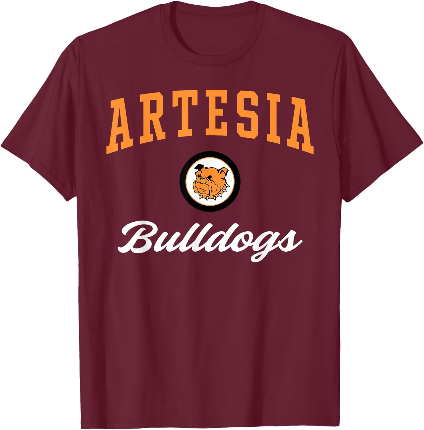 Artesia High School Bulldogs C3 T-Shirt - T-Shirt | Maroon