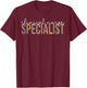 Leopard Clinical Nurse Specialist Appreciation Gift T-Shirt - T-Shirt | Maroon