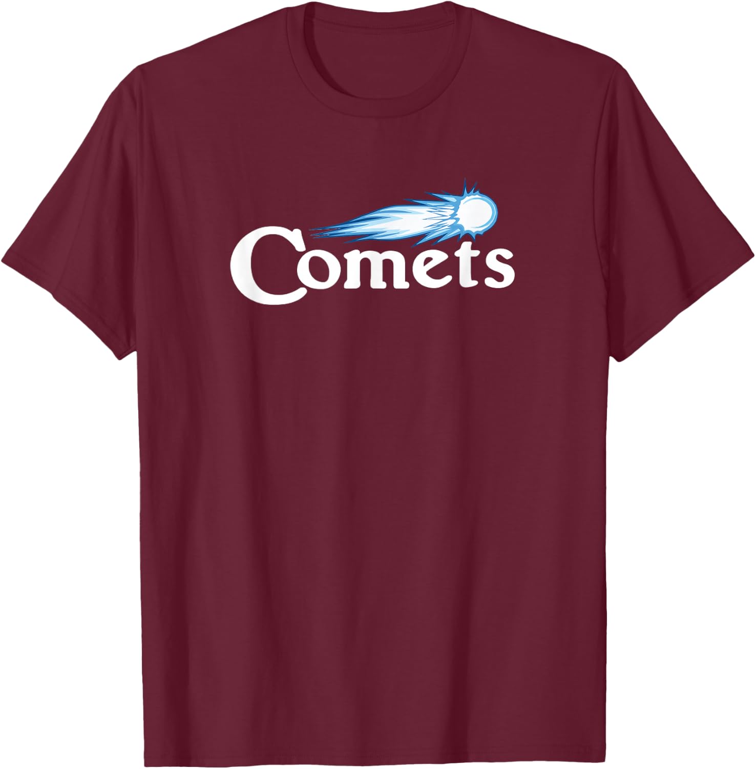 Go Comets Football Baseball Basketball Cheer Team Fan Spirit T-Shirt - T-Shirt | Maroon