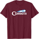 Go Comets Football Baseball Basketball Cheer Team Fan Spirit T-Shirt - T-Shirt | Maroon