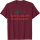 Santa Skips Cleveland Santa Reindeer Xmas Christmas 2024 T-Shirt - T-Shirt | Maroon
