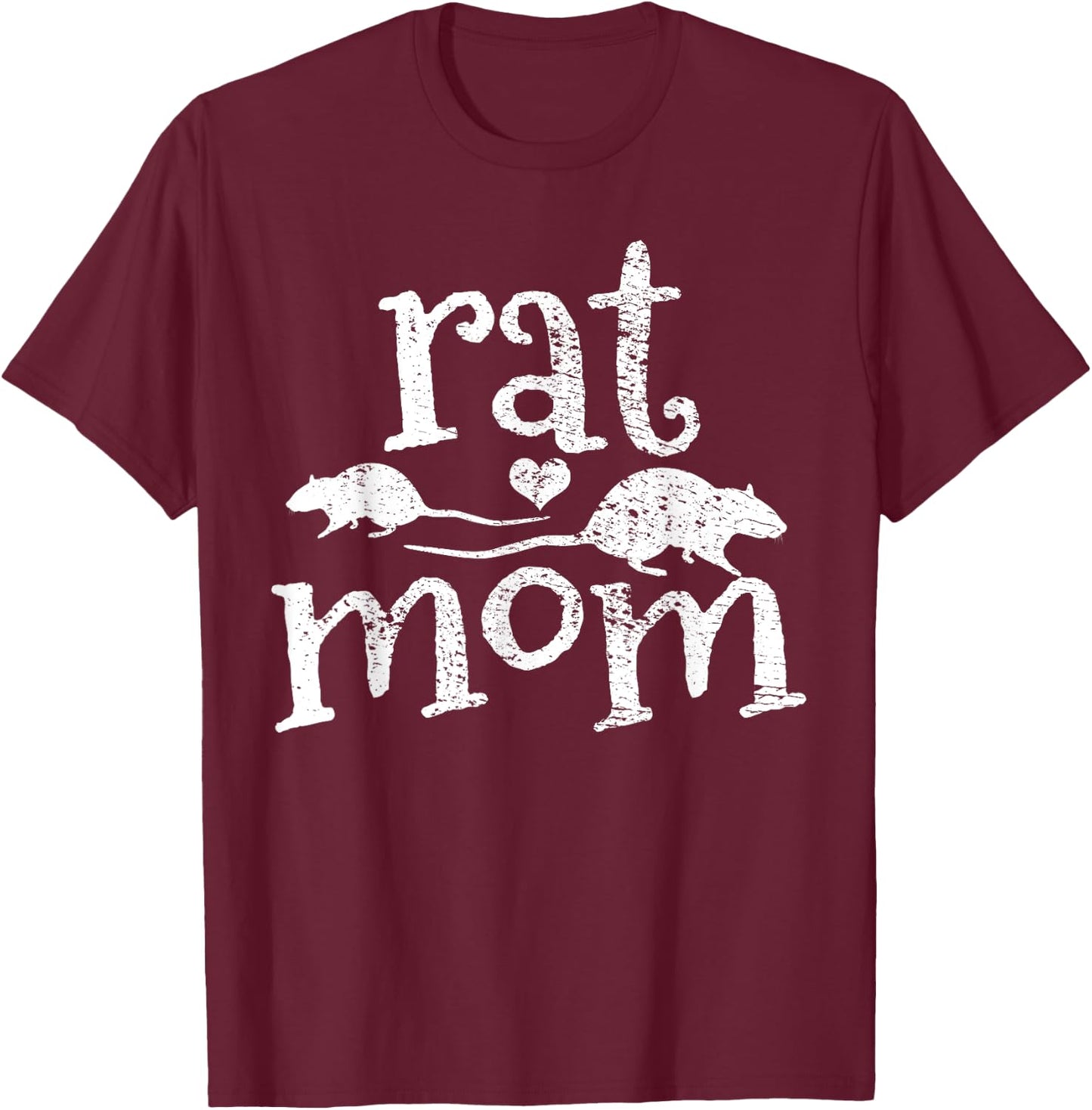 Rat mom T-Shirt - T-Shirt | Maroon