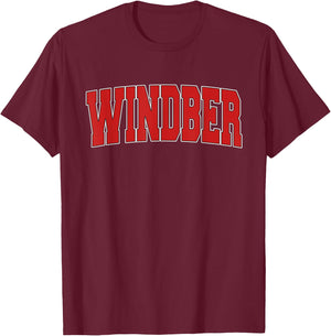 WINDBER PA PENNSYLVANIA Varsity Style USA Vintage Sports T-Shirt - T-Shirt | Maroon