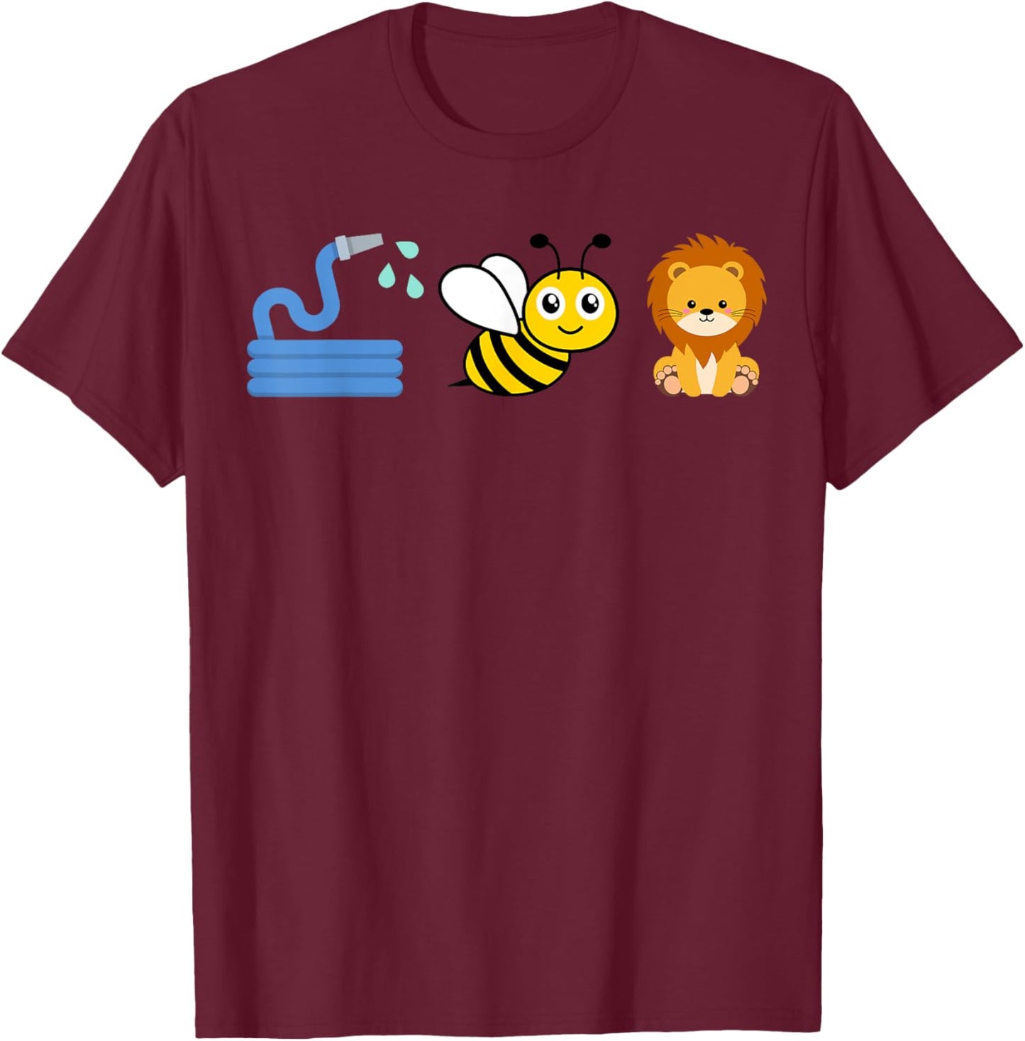 Hose Bee Lion T-Shirt - T-Shirt | Maroon