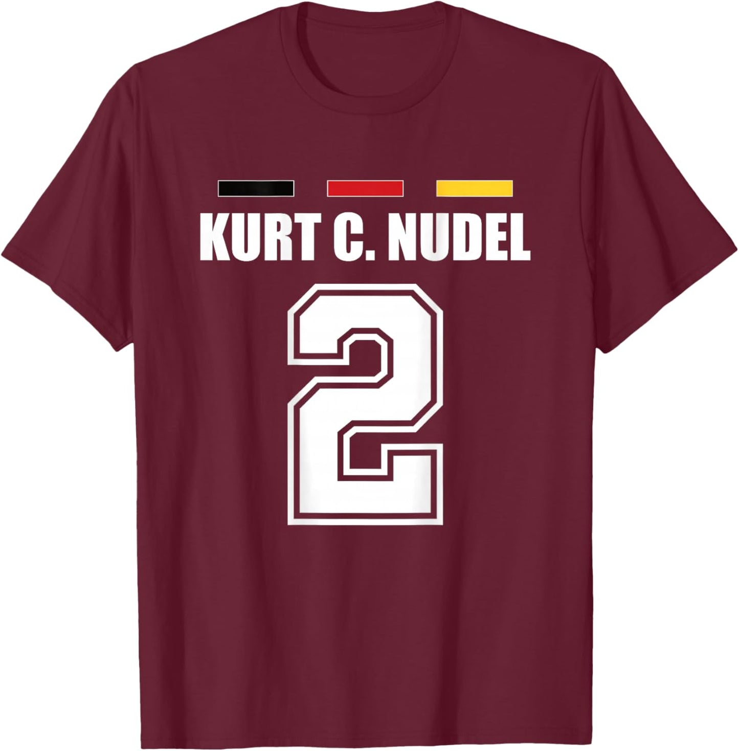 Lustige Namen Deutschland Trikot für Mallorca und die Party T-Shirt - T-Shirt | Maroon