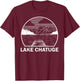 LAKE CHATUGE GEORGIA Funny Fishing Camping Summer Gift T-Shirt - T-Shirt | Maroon