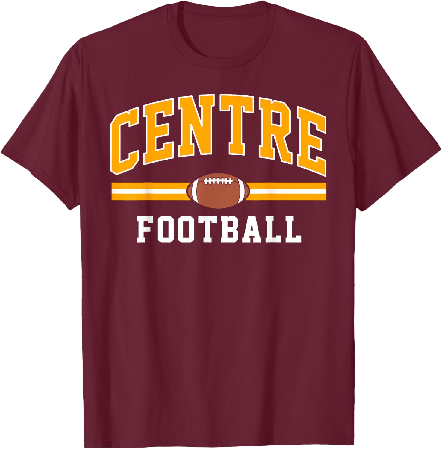 Centre College Football Arch Vintage Design Women T-Shirt - T-Shirt | Maroon
