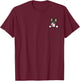 Rat Terrier In The Pocket Cute Rat Terrier , Small, Black T-Shirt - T-Shirt | Maroon