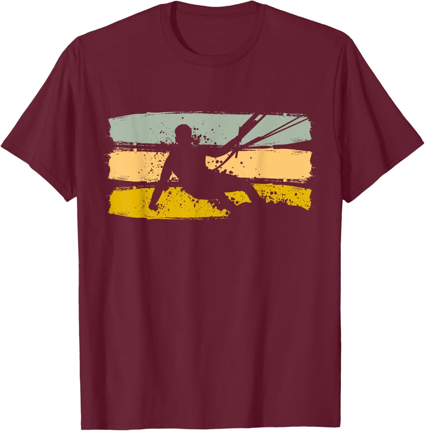 Kiteboarding Kite Board Kitesurfing T-Shirt - T-Shirt | Maroon