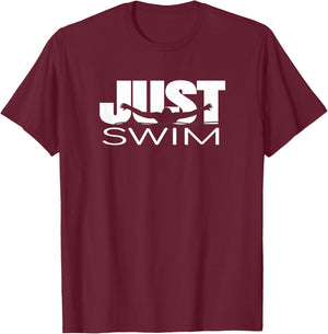 Swimming Diving Team Swim Coach Gift Swimmer Water Sport T-Shirt - T-Shirt | Maroon