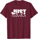 Swimming Diving Team Swim Coach Gift Swimmer Water Sport T-Shirt - T-Shirt | Maroon